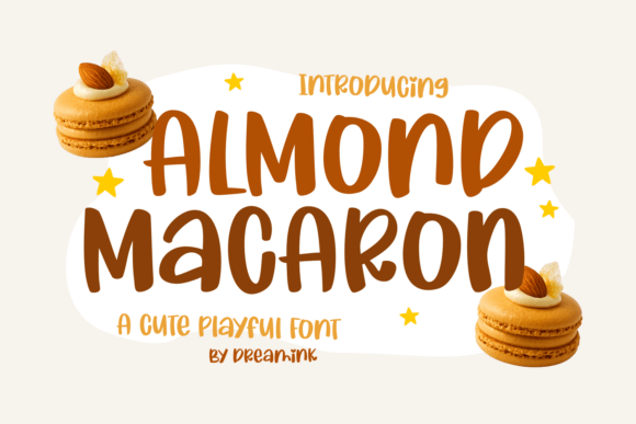 Almond Macaron Font for Branding and Design