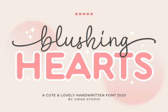 Blushing Hearts Duo Font Review
