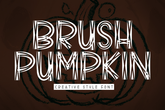 Brush Pumpkin Font for Eye-Catching Design