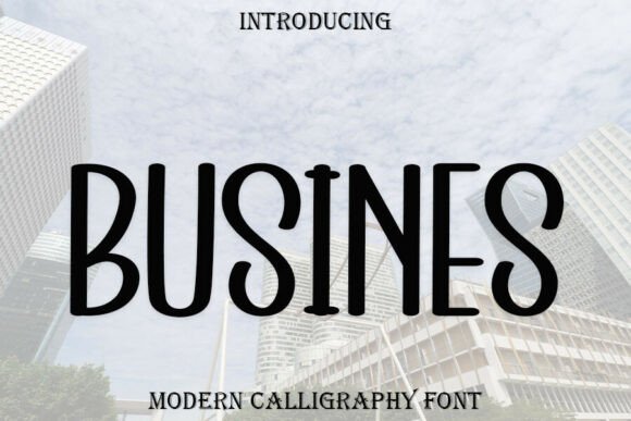 Busines Font for Unique Web Design and Branding