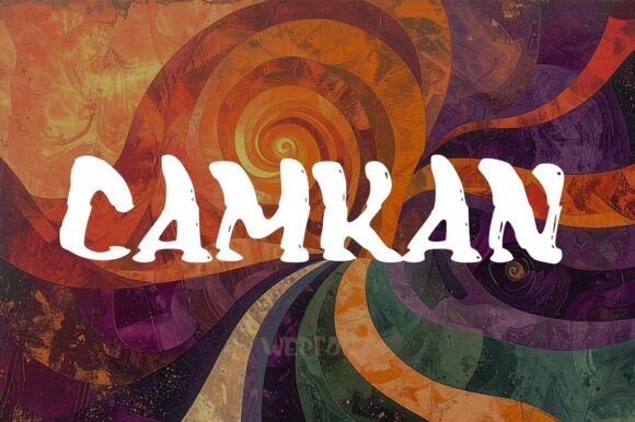 Camkan: A Vibrant Display Font for Creative Makers