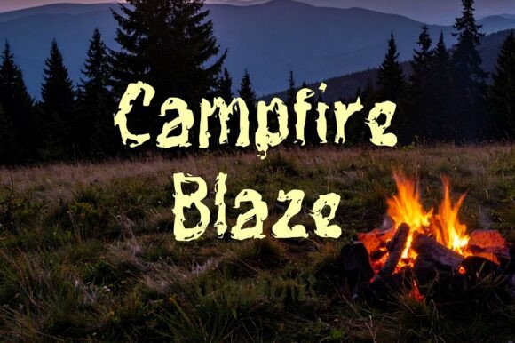 Campfire Blaze: A Premium Display Typeface for Editorial Design
