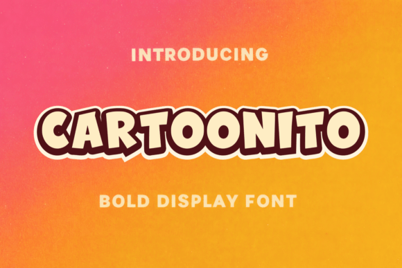Cartoonito: The Playful Display Typeface for Viral Campaigns