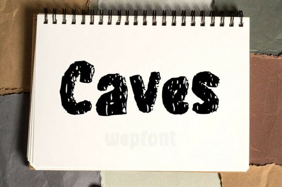 Caves Display Font: A Maker's Review of Organic Type