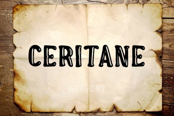 Ceritane: A Timeless Display Font for Premium Branding