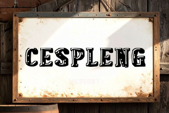Cespleng: A Timeless Display Font for Modern Web Design