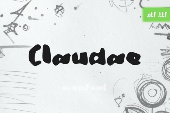 Claudae: The Expressive Handwritten Display Font for Creative Branding