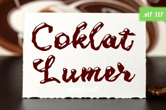 Coklat Lumer: The Premium Display Typeface for Decadent Campaigns