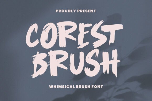 Corest Brush: A Handcrafted Display Font for Editorial Impact