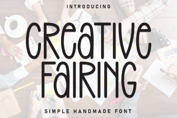 Creative Fairing: A Handmade Display Typeface for Editorial Calm