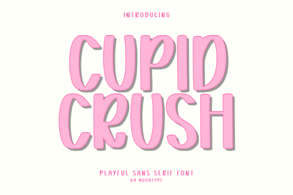 Cupid Crush: A Cute Sans Serif Handwriting Font for Warm Branding