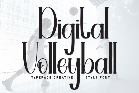 Discover the Charm of Digital Volleyball Font