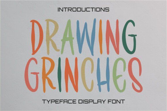 Drawing Grinches: The Premium Display Font for Editorial Design