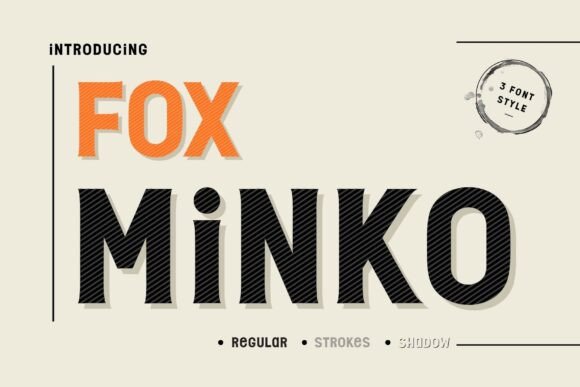 Fox Minko – A Bold Font for Memorable Branding