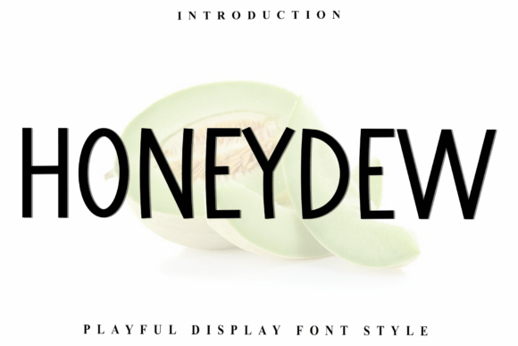 Honeydew Font: A Modern Display Font for Design Projects
