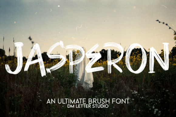 Jasperon: A Bold Brush Font for Dynamic Editorial Design