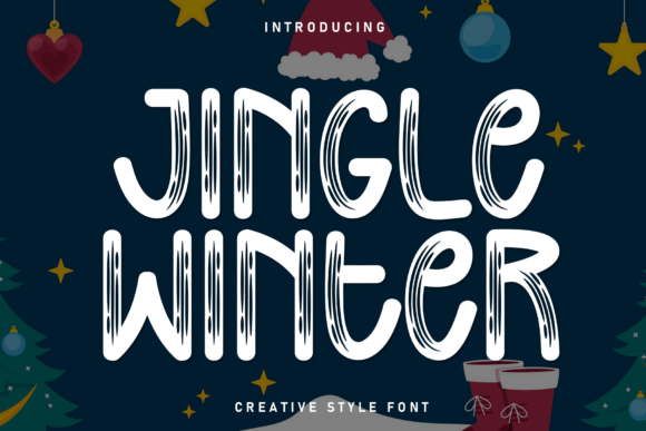 Jingle Winter Typeface for Festive Brand Identity