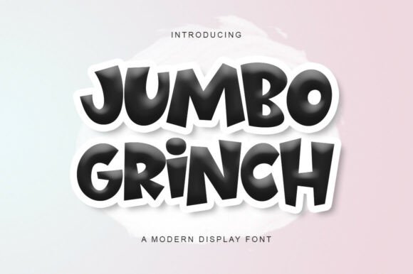 Jumbo Grinch Font Review for Bold Shop Branding
