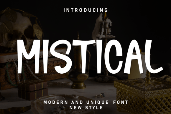 Mistical: A Modern Display Typeface for Editorial Mystery
