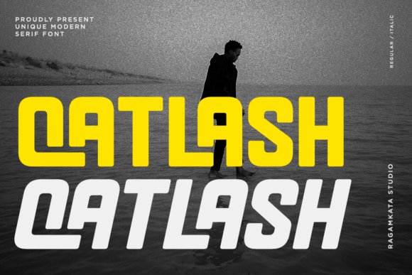 Oatlash: A Bold Display Font for Handmade Creations
