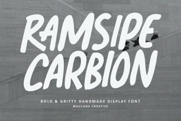 Ramsipe Carbion: The Display Typeface for Authentic Editorial Design