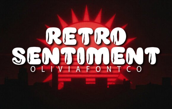 Retro Sentiment: A Bold Display Typeface for Modern Web Design