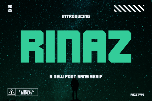 Rinaz Font for Bold Digital Branding