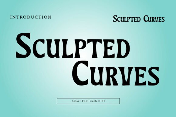 Sculpted Curves Font for Bold Digital Branding