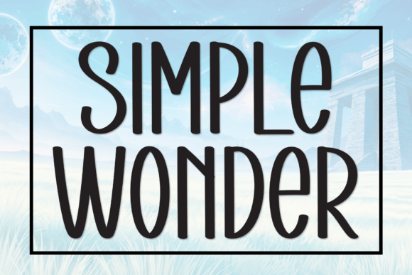 Simple Wonder: The Handwritten Display Font for Modern Digital Brands