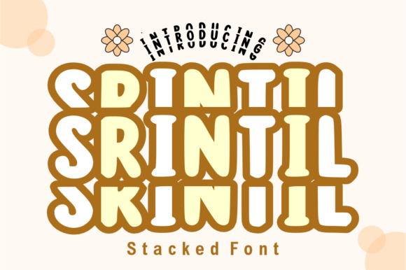 Srintil Font Download for Retro Design Projects