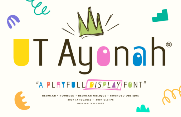 Ut Ayonah: A Display Font for Enchanting Editorial Design