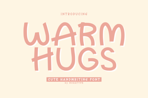 Warm Hugs: A Handcrafted Display Font for Editorial Design